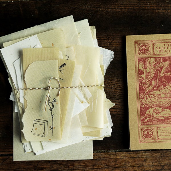Paquete de papel surtido, algodón, crepé, morera, pañuelos, papel de decoupage para scrapbooking, juego de pegatinas de diario basura, diario vintage