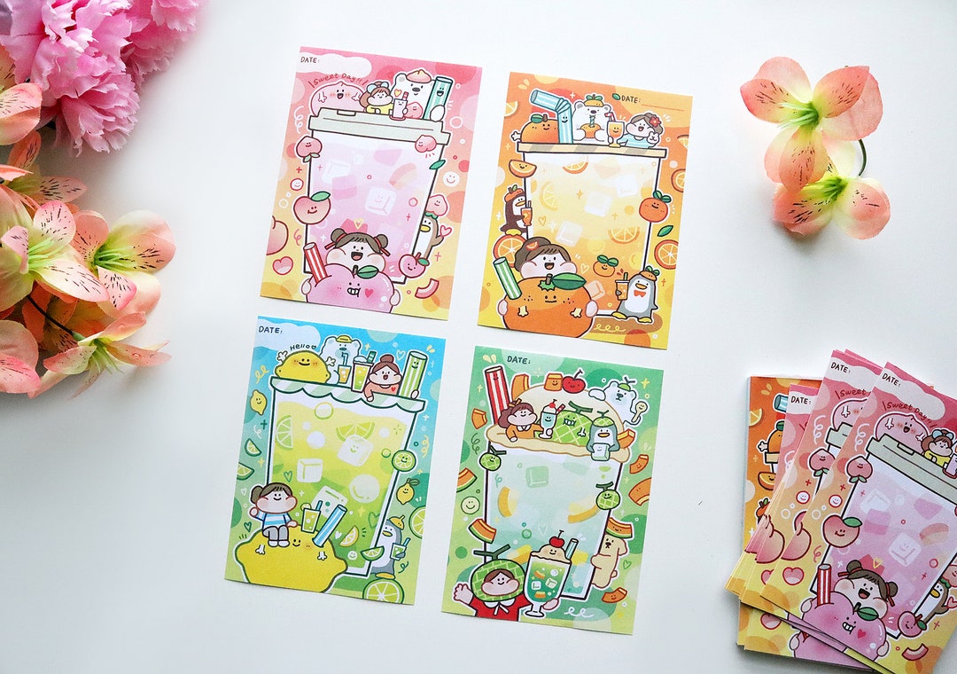 80pcs-meatball-soda-notepad-kawaii-memo-paper-note-paper-etsy