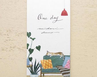 One Day Ippitsusen Memo Pad, Cozyca x Midori Asano Illustration Paper Pad