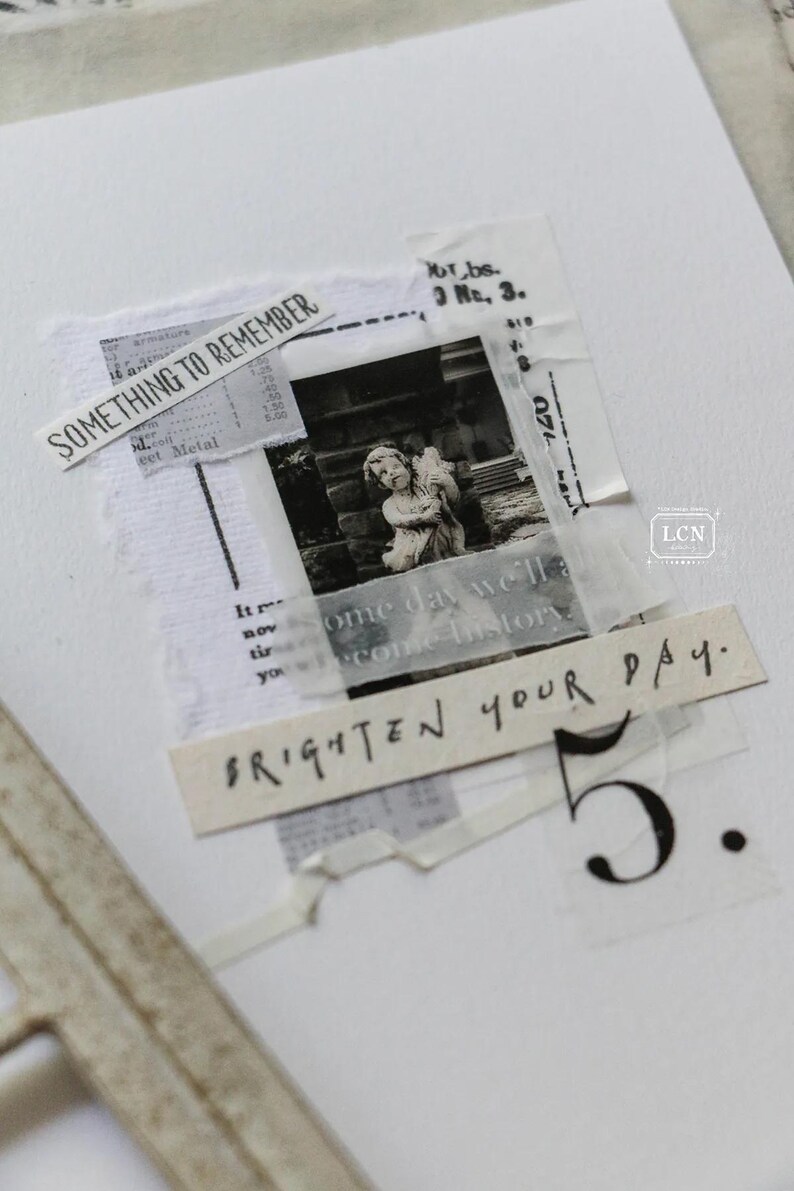 Sentence Acrylic Cling Stamps Set, LCN Design Studio, Words and Poems