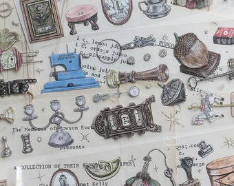 Treasure Hunting Volume 2 Kiss-Cut PET Tape | LCN Design Studio