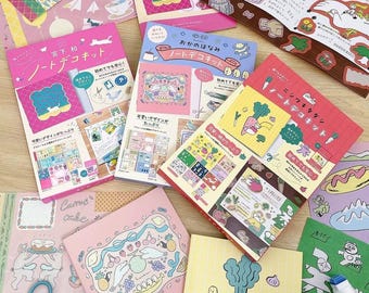 Komamono Notebook Deco Kit, Japanese Artists Collaboration Scrapbooking Set