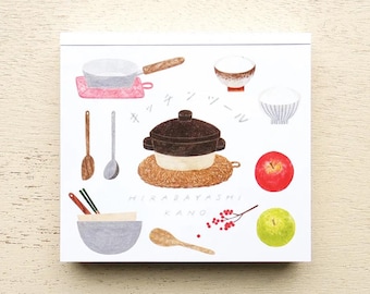 120PCS Kitchen Tool Memo Block, Cozyca Japanese Food Design Paper Goods