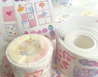 Cow Cat Make A Wish Washi Tape
