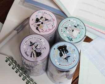 The Little Witch Series Sticker Roll | Neinei Illustration Stationery