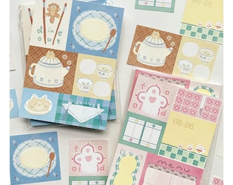 Cow Cat Memo Pad, Cat Themed Note Paper