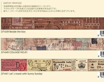 Sunny Sunday Washi Tape: Vintage Collage – Papergame