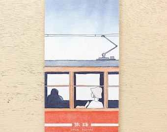 Bloc de notas Journey Ippitsusen, bloc de papel con ilustración Cozyca x Sayuri Fujimaki