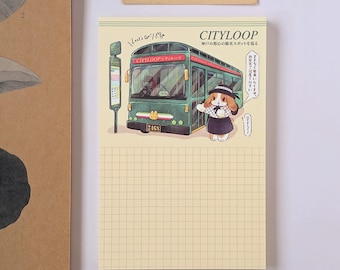 Kumayankee Kobe City Loop Memo Pad