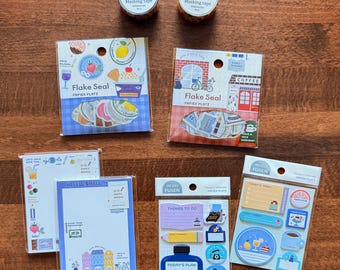 Eric x Papier Platz 2025 Stationery Collection, Sticker Flakes, Memo Paper, and