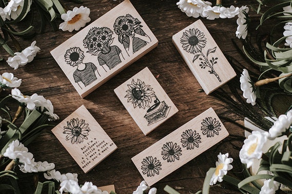Flower Rubber Stamps -  Norway