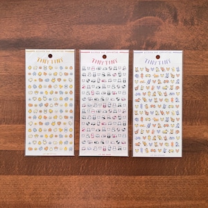 Mind Wave Tiny Tiny Serie B Aufkleber, Fuchs, Panda, Küken Journal Aufkleber, Tiere Planer Aufkleber, japanisches Briefpapier