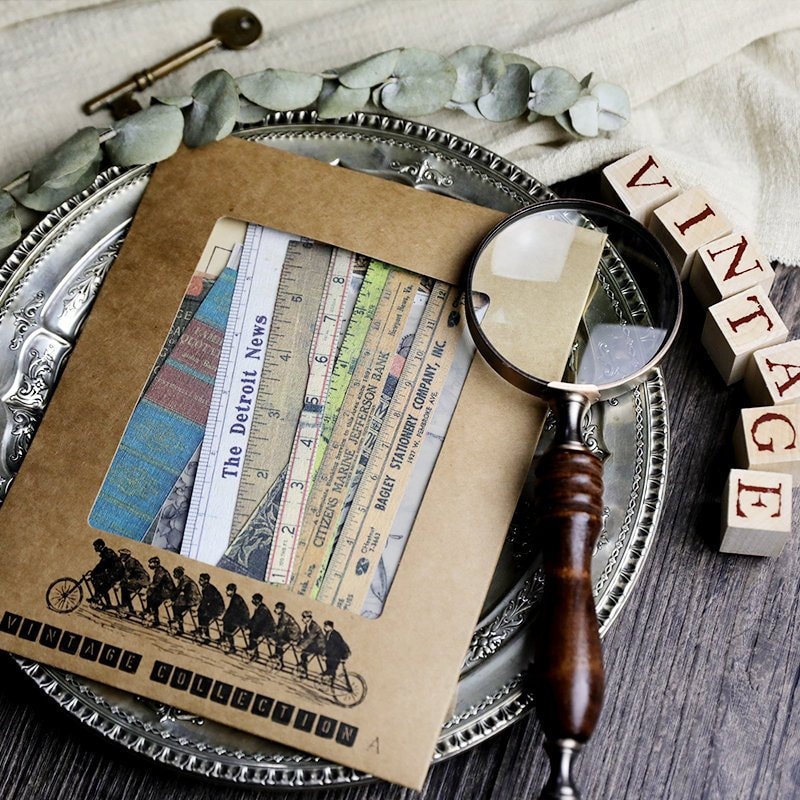 small gift for crafters EphemeraJunk JournalingScrapbook Making 30 Piece Organised Planner JournalScrapbooking Kit