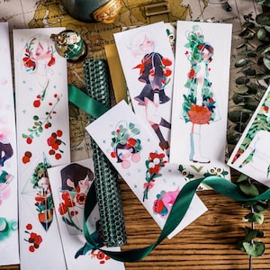 Fita Washi de terrário, rolo de fita Washi com ilustração em aquarela de meninas originais, plantas, fita Washi floral, fita adesiva, fita decorativa