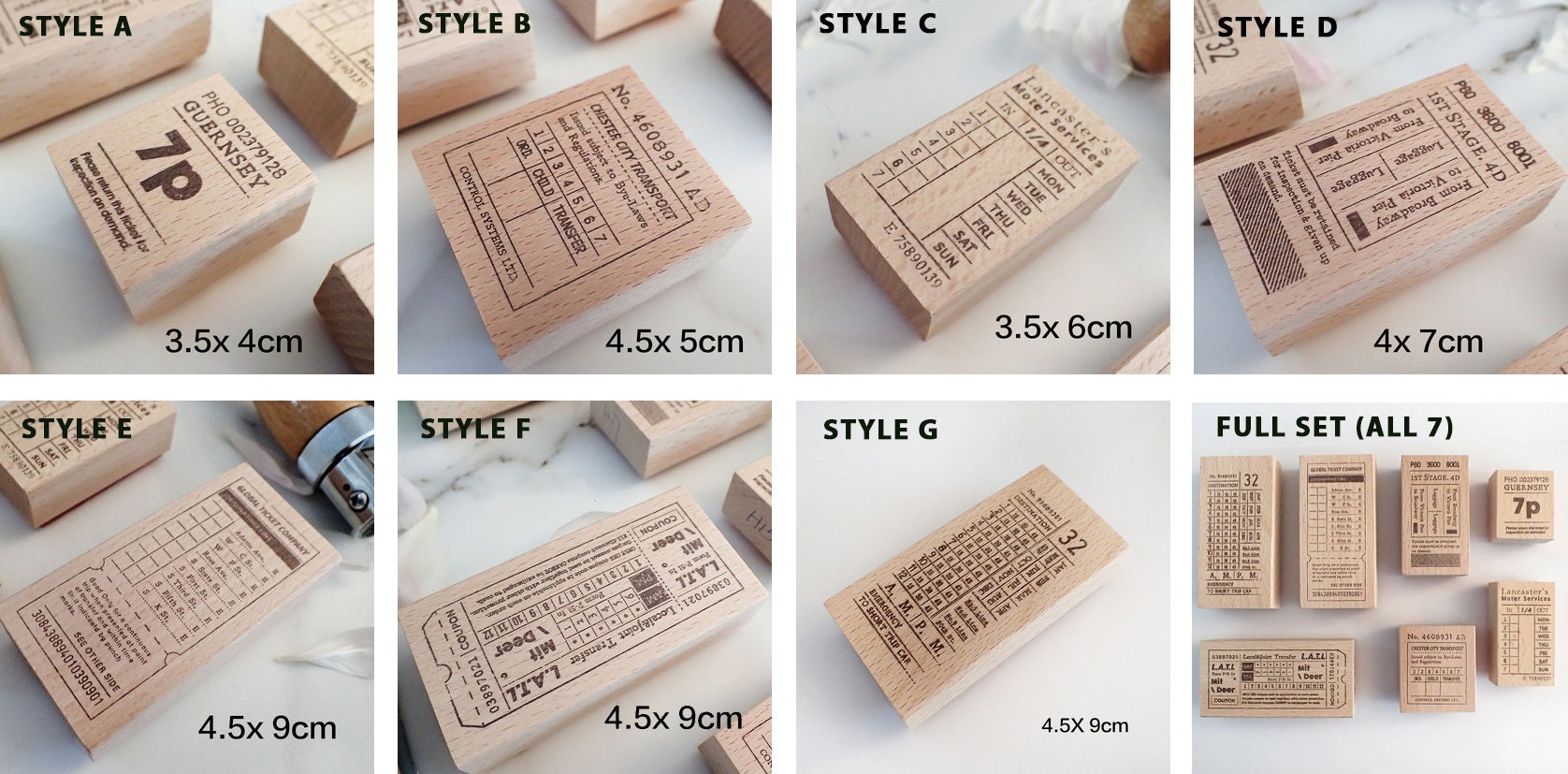 Originate Retro Ticket Stub Clear Stamp for Scrapbooking Card Making Clear  Stamps Supplies Silicone Seals Scrapbook 2023