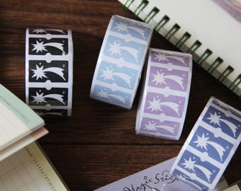 Shooting Star Sticker Roll | Neinei Illustration Stationery