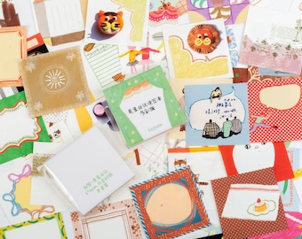 Doodle Diary Memo Paper Pad, Colorful Doodle Note Paper for Journaling