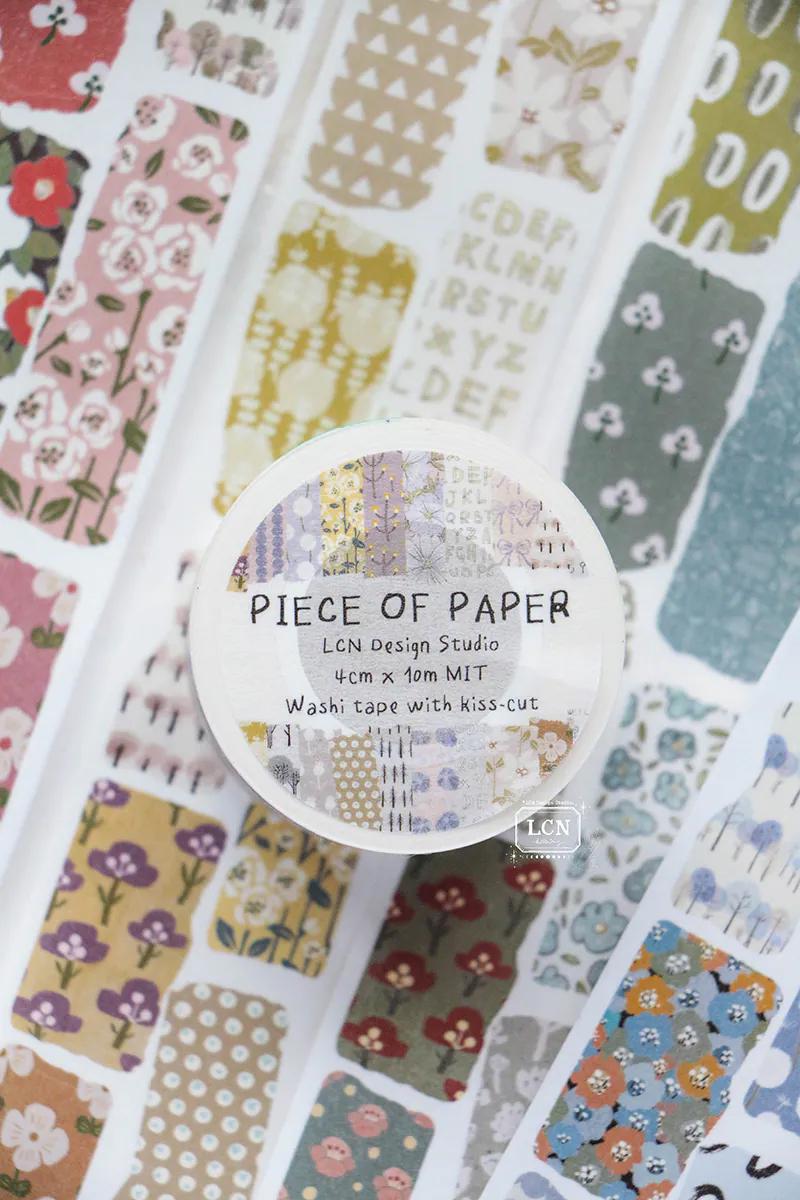 LCN Design Studio Piece of Paper Kiss-Cut Washi and PET Tape