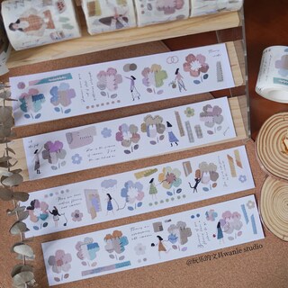 12 Rotoli Di Nastro Washi Ispirato A Van Gogh | Mix Di Larghezze, Adesivo Rimovibile Per Scrapbooking E Diario