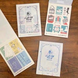 Bloco de notas tamanho cartão postal da loja de departamentos Above the Clouds, papel de carta vintage Kyupodo, material de correio tradicional, papelaria japonesa