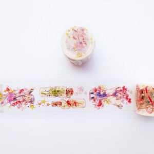 Girl Washi Tape, Let’s Play, Plantes, Illustration originale Washi Tape Roll, Space, Stars Washi Tape, Masking Tape, Deco Tape