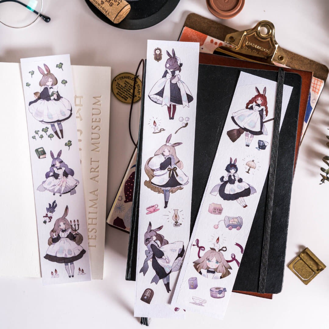 Bunny Dreams Washi Tape, Yomi, Girls Illustration Washi Roll, Rabbit ...