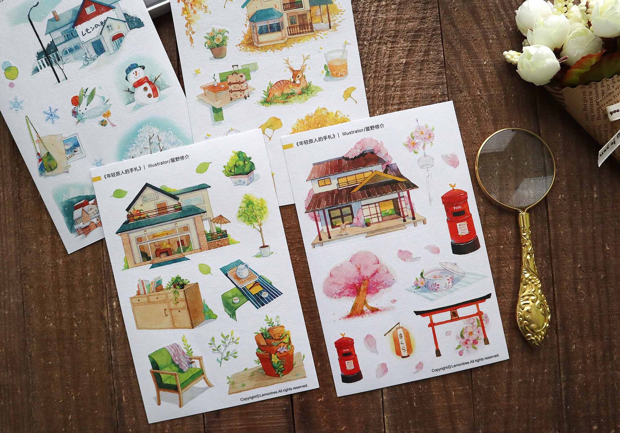 Passing Seasons Planner Sticker Sheet Spring Summer Autumn - Etsy