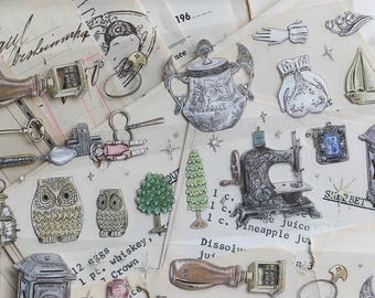 Treasure Hunting Volume 1 Kiss-Cut PET Tape | LCN Design Studio