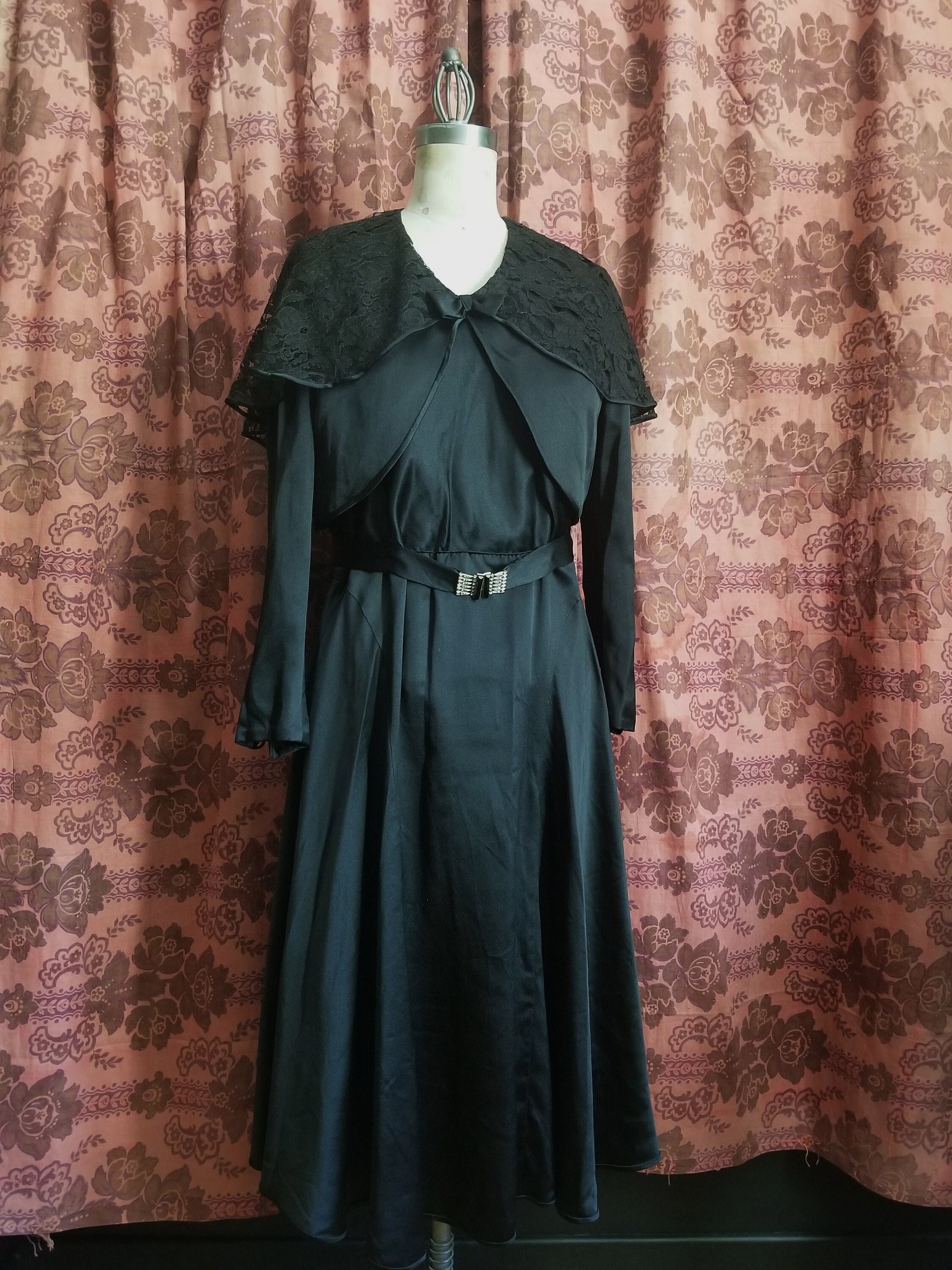 Robe combinaison dentelle noire T 40 - Vêtements