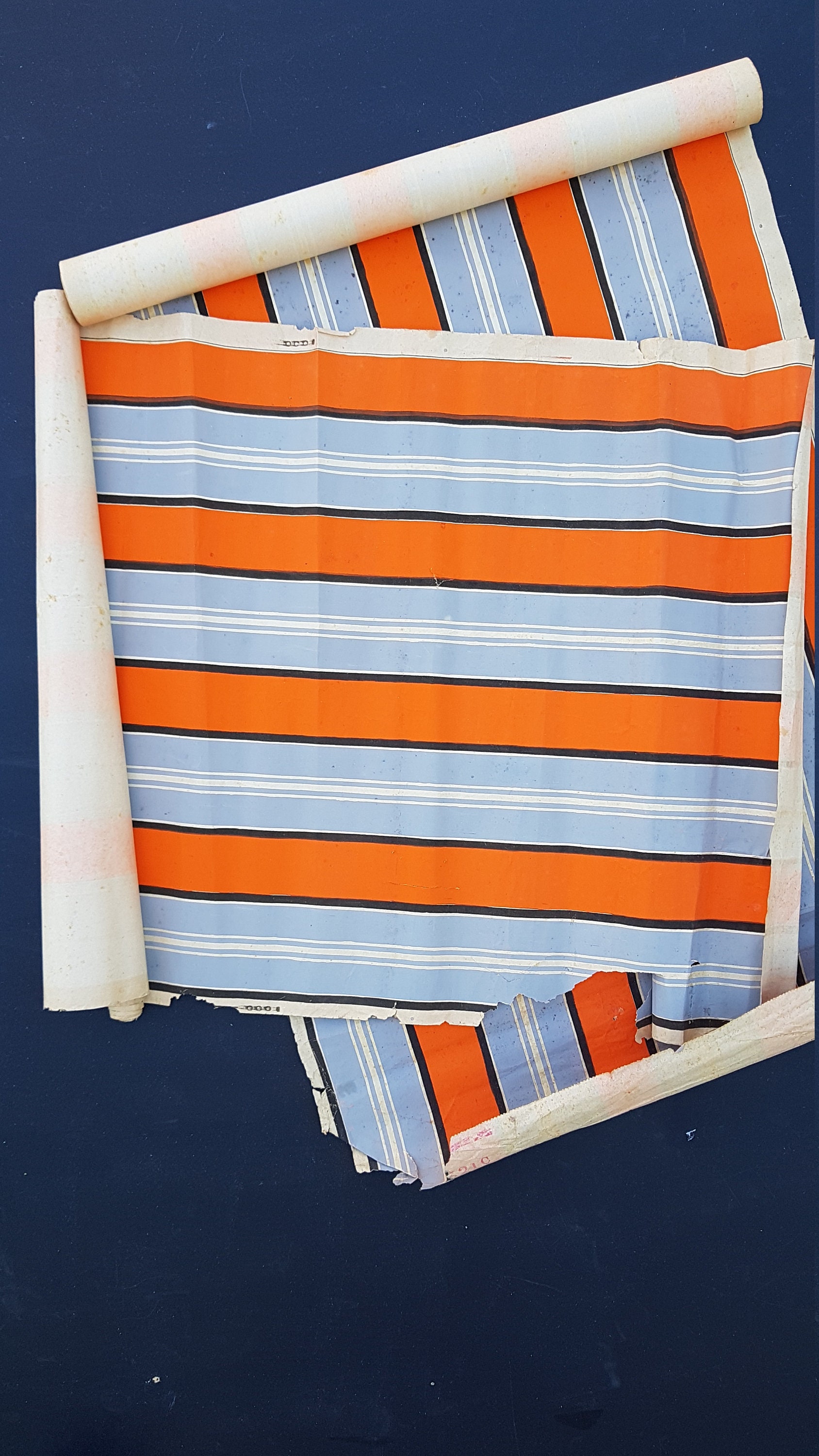 Français Papier Peint Antique. Impression Art Déco. Fabriqué en France. Amost 10 Mètres/Yards