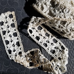 French antique leaf pattern ribbon trim