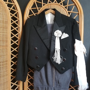 Vintage first Holy communion suit with accessories
