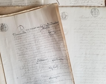 19世紀 英国 遺産会計文書 手書き証書 収入支出記録 印紙付 自筆証書遺言の財産目録【手書きでなくても大丈夫】 | みかち司法書士