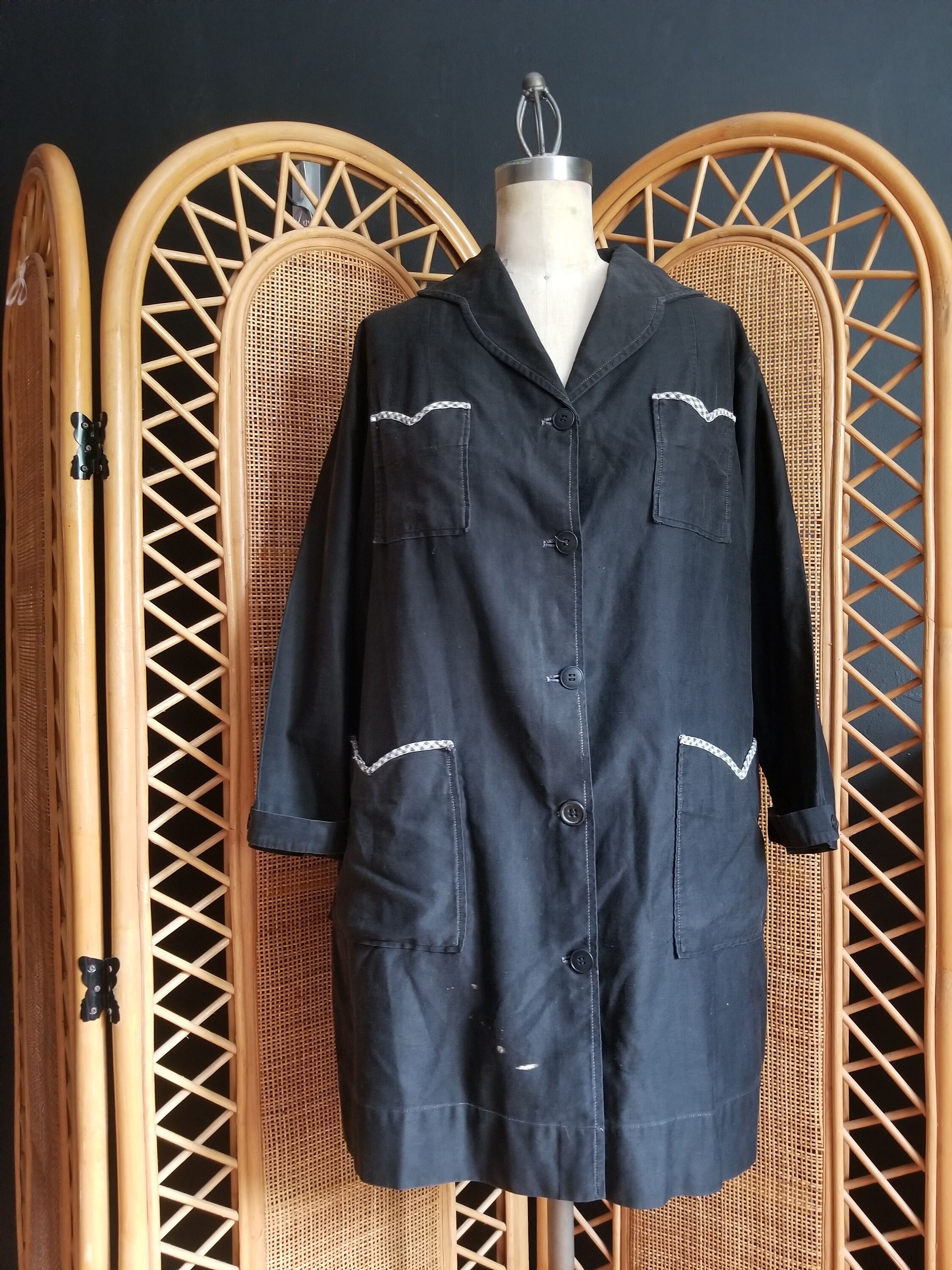 50s French Moleskin Jacket - Etsy 50s French Moleskin Jacket - Etsy