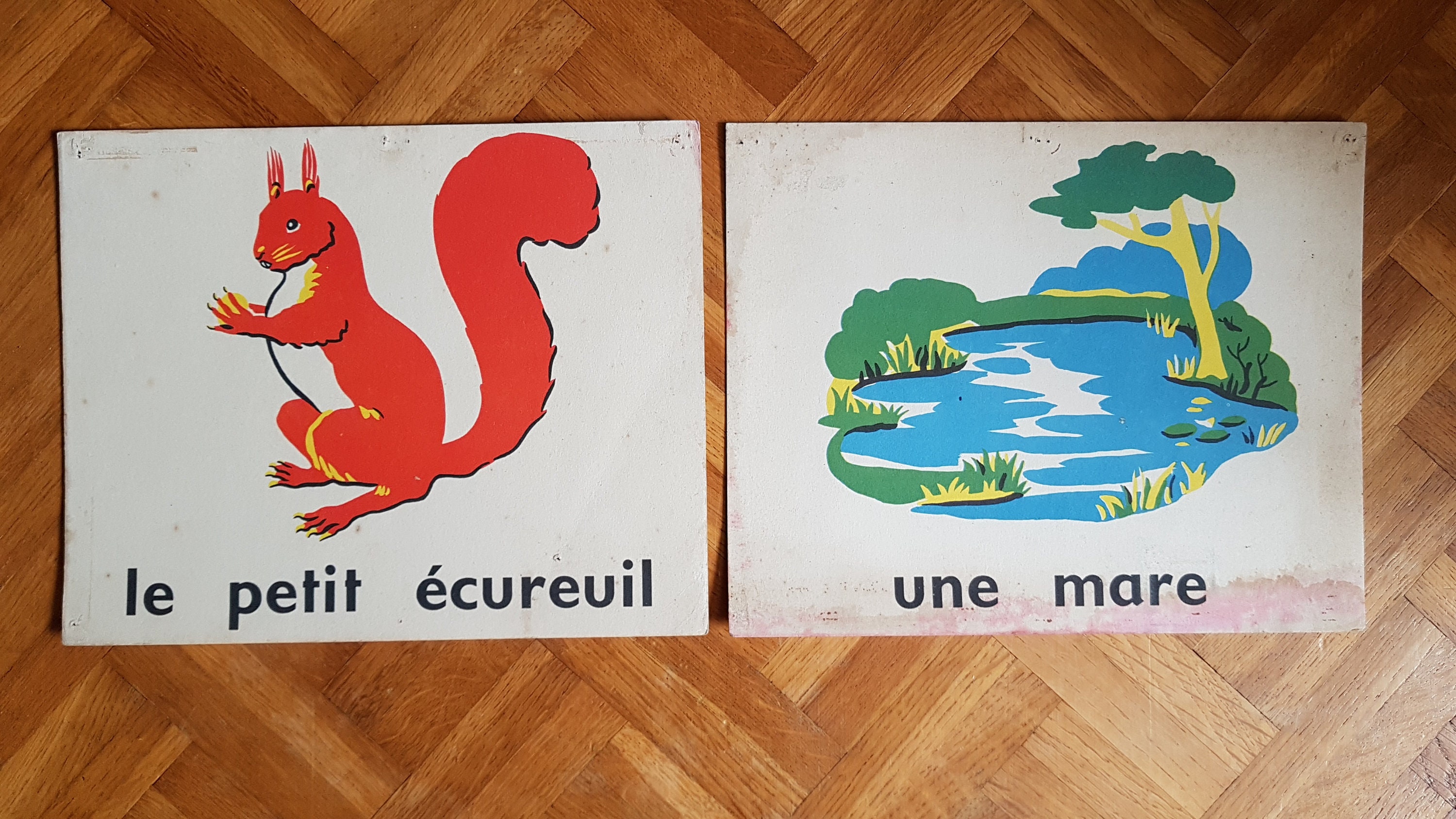 Petites Affiches/Images d'école. Méthode de Lecture