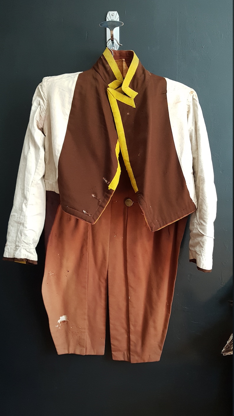 Vintage French Theatre costume valet footman tailcoat