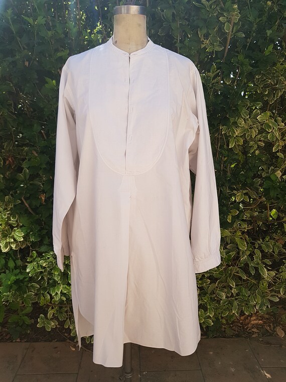 French Linen shirt Rustic Smock, Artists chemise ,