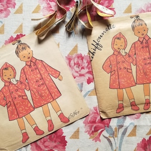 French antique child coat sewing pattern Elfes. 2 sizes available and sold separately