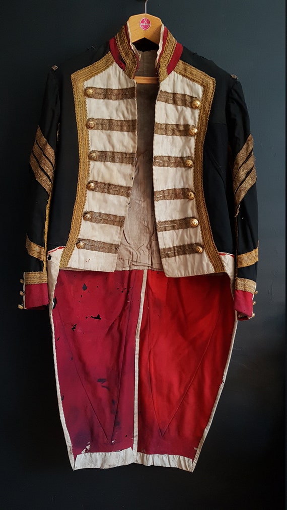 Antique French Theatre costume Napoleonic army mil