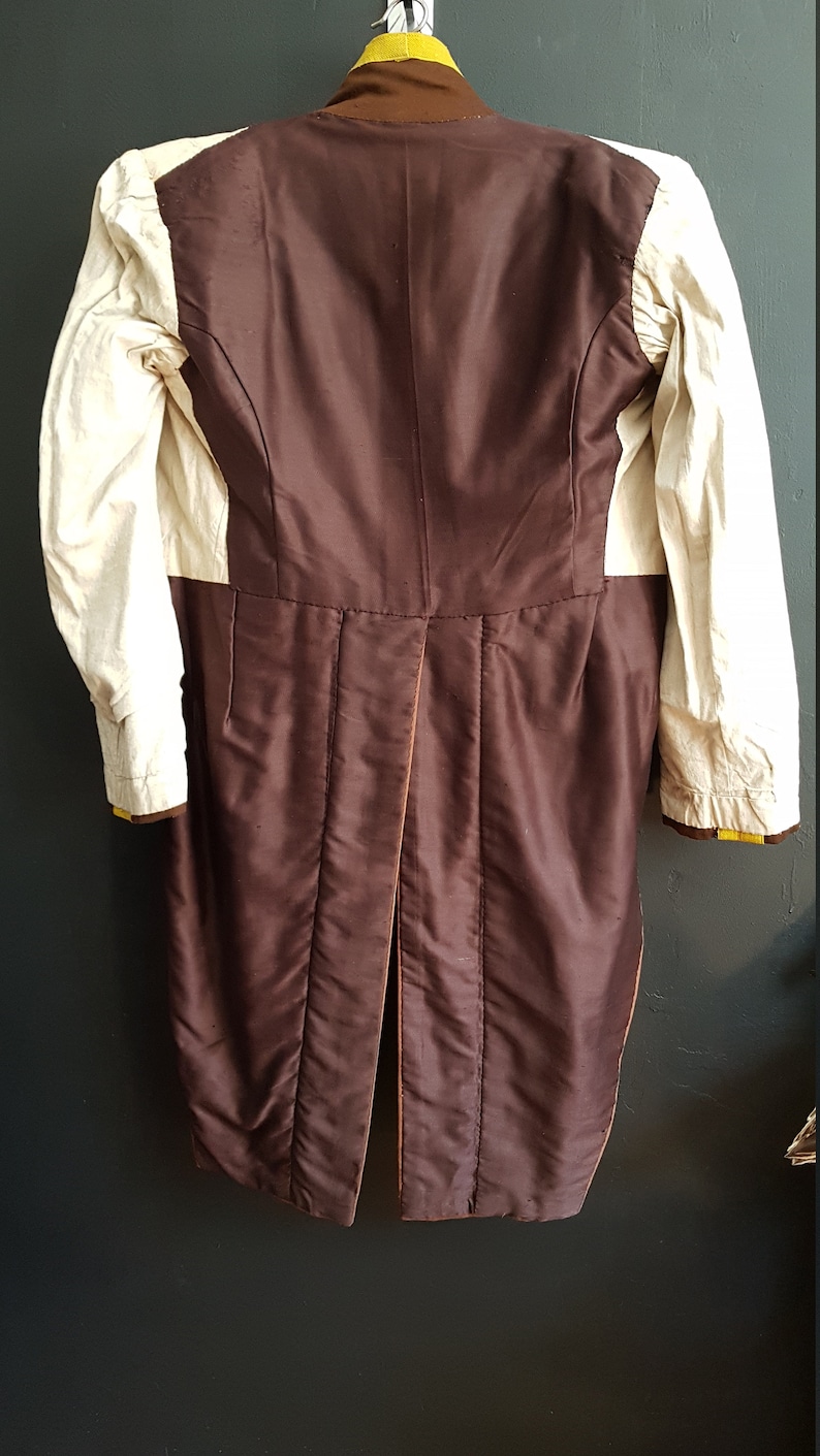 Vintage French Theatre costume valet footman tailcoat