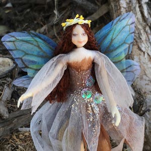 Fairy Doll SATURN Bendable Fairy Posable Art Doll Unique Handmade Fairies Collectible Fairy Ornament Fae Folk® Fairies image 4