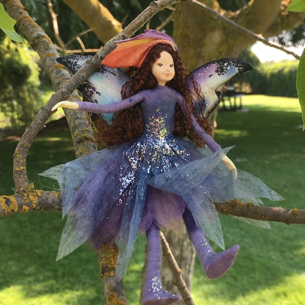 Fairy Doll - CELESTE - Buigbaar Fairy Ornament - Posable Art Doll - Unieke handgemaakte feeën - Fae Folk® Fairies