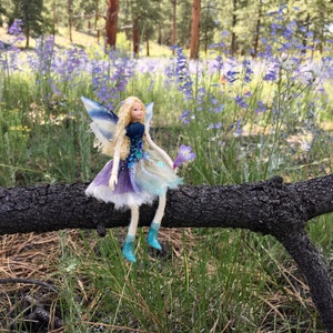 Fairy Doll - HALA - Bendable Fairy - Posable Art Doll - Unique Collectible Fairies - Fae Folk® Fairies