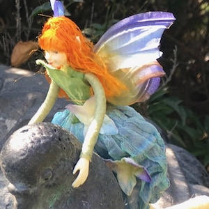 Fae Folk® Fairies - FEYA - Bendable Fairy - Posable Art Doll - Unique Handmade Fairies
