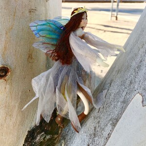 Fairy Doll SATURN Bendable Fairy Posable Art Doll Unique Handmade Fairies Collectible Fairy Ornament Fae Folk® Fairies image 2