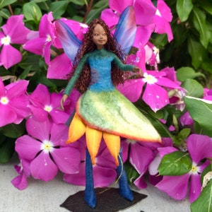 Fairy Doll - ZANTIE - Bendable Fairy - Posable Art Doll - Unique Handmade Fairies - Fae Folk® Fairies - Flower Fairy - Fairy Ornaments