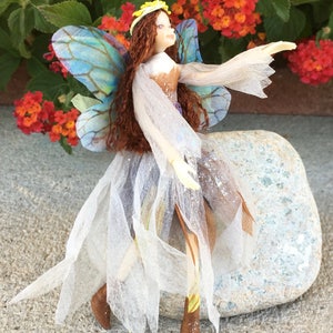 Fairy Doll SATURN Bendable Fairy Posable Art Doll Unique Handmade Fairies Collectible Fairy Ornament Fae Folk® Fairies image 5