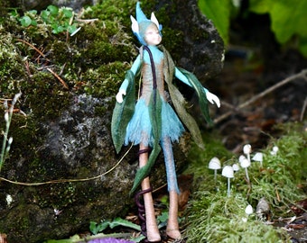 Elf Doll - BAYOU - Bendable Elf - Posable Art Doll - Unique Handmade Fairies - Fae Folk® Fairies