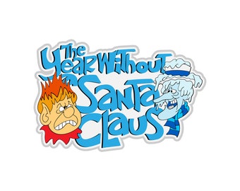 Digital - The Year Without A Santa Claus Title SVG, ai, png and jpg - T-Shirts, Scrapbooking, cups and more!  Be sure to Smile!