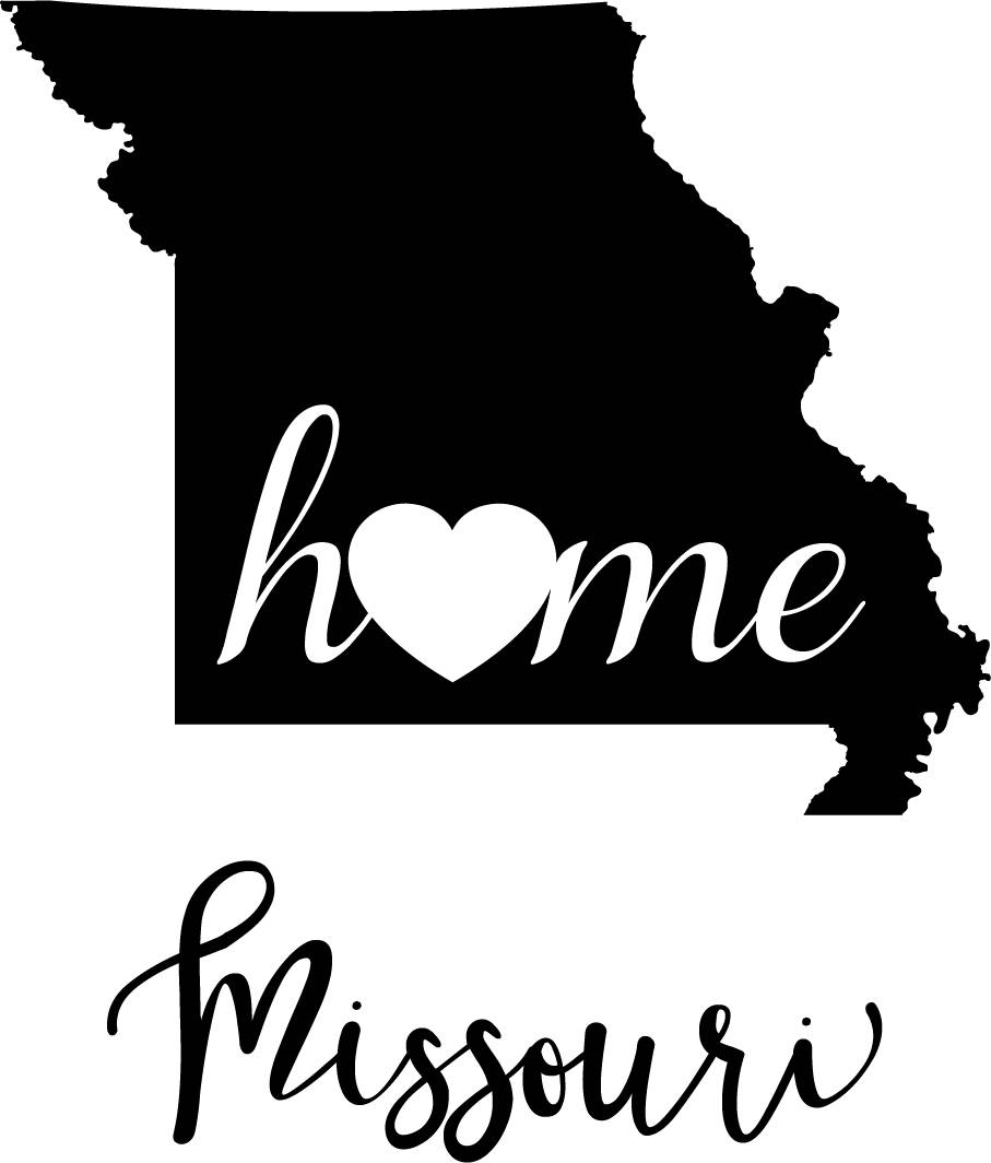 Missouri State Map digital file: SVG PNG Jpg eps Vector | Etsy
